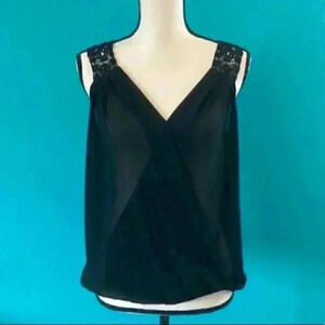 Double zero sheer black shirt